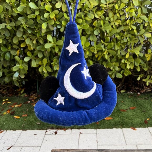 Lot Disney Fantasia Sorcerer's Apprentice Plush Hat Ornaments 100 Years of Magic - Picture 3 of 8